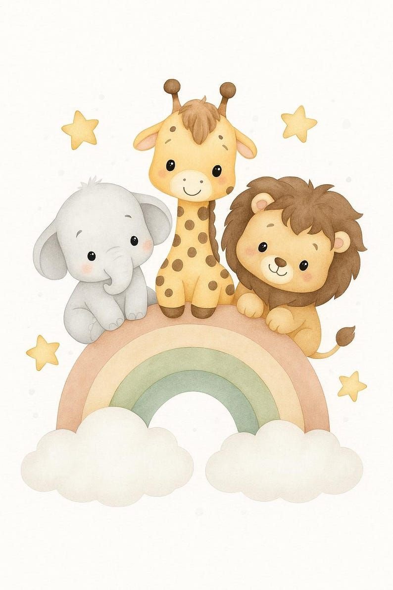 Kids Cartoon Wall Art